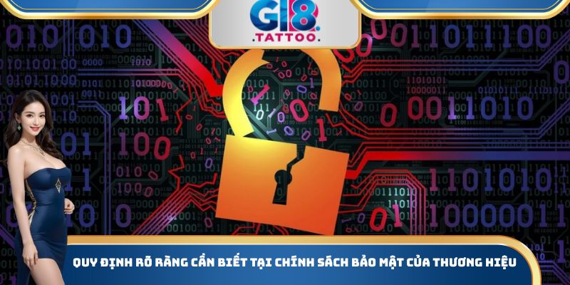 Quy định rõ ràng cần biết tại chính sách bảo mật của thương hiệu